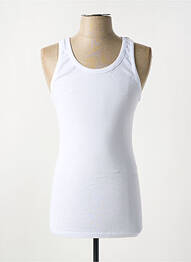 Débardeur stretch sans manche blanc SET homme