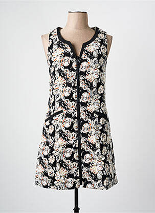 Robe courte noir ARELINE pour femme