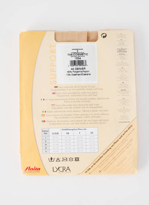 Collants chair ANITA pour femme