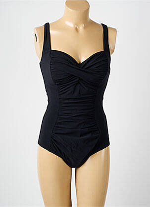 Maillot de bain 1 pièce stretch noir ANITA femme