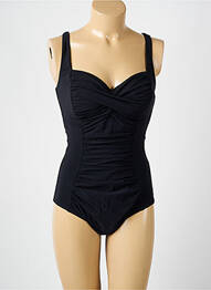 Maillot de bain 1 pièce stretch noir ANITA femme