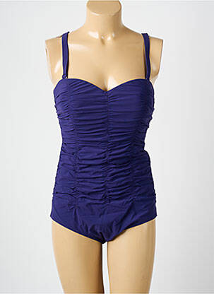 Maillot de bain 1 pièce haut soutien-gorge balconnet haut soutien-gorge balconnet violet ANITA femme