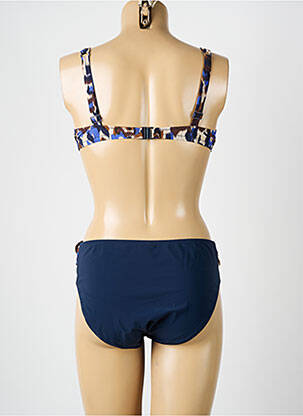 Maillot de bain 2 pièces stretch haut soutien-gorge balconnet bleu ANITA femme