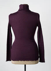 Pull col roulé violet MORETTA pour femme seconde vue