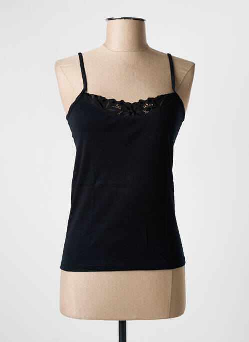 Top noir ACHEL pour femme