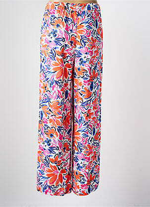 Pantalon large tissage crêpe taille normale orange JENSEN femme