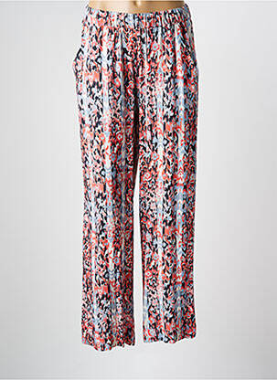 Pantalon large tissage crêpe taille normale orange JENSEN femme