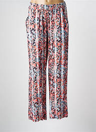 Pantalon large tissage crêpe taille normale orange JENSEN femme
