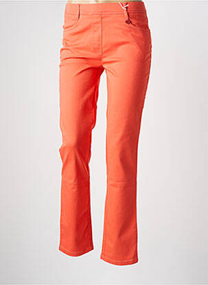 Jegging tissage denim taille normale orange TONI femme