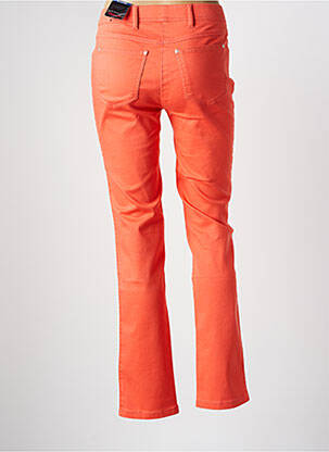 Jegging tissage denim taille normale orange TONI femme