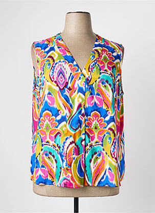 Blouse bleu TINTA STYLE pour femme