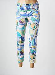 Pantalon 7/8 bleu ANNA MONTANA pour femme seconde vue