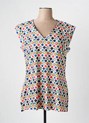 T-shirt beige REVER MILE pour femme