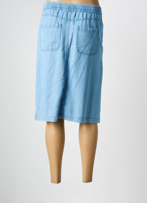 Jupe mi-longue bleu JENSEN pour femme