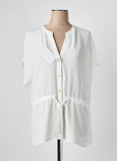 Tunique manches courtes blanc TINTA STYLE pour femme