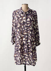 Robe courte violet CISO pour femme seconde vue