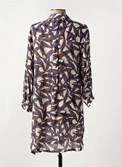 Robe courte violet CISO pour femme seconde vue