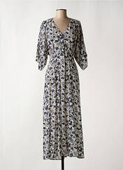 Robe longue bleu C'EST BEAU LA VIE pour femme seconde vue