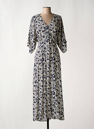 Robe longue bleu C'EST BEAU LA VIE pour femme