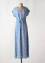 Robe longue bleu C'EST BEAU LA VIE pour femme seconde vue