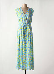 Robe longue bleu C'EST BEAU LA VIE pour femme seconde vue