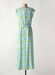 Robe longue bleu C'EST BEAU LA VIE pour femme seconde vue