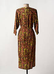 Robe mi-longue marron CISO pour femme seconde vue