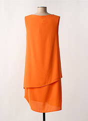 Robe mi-longue orange BARILOCHE pour femme seconde vue