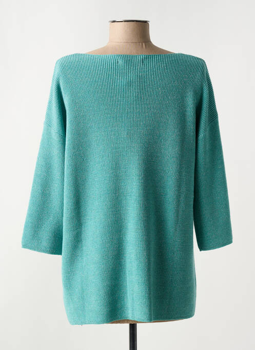 Gilet manches longues manches 3/4 bleu GRIFFON femme