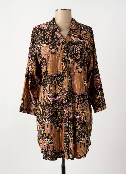 Robe courte manches longues manches longues noir CISO femme