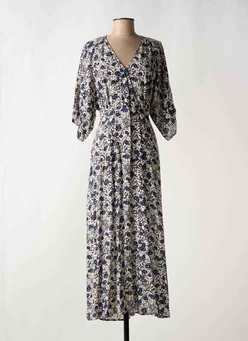 Robe longue bleu C'EST BEAU LA VIE pour femme