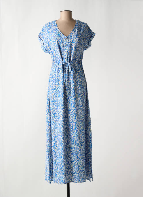 Robe longue bleu C'EST BEAU LA VIE pour femme