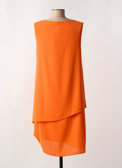 Robe mi-longue orange BARILOCHE femme