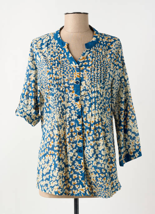 Tunique manches longues bleu AGATHE & LOUISE pour femme