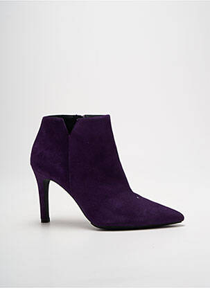 Bottines/boots bout pointu talon de 7 à 9cm violet LODI femme