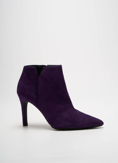 Bottines/boots bout pointu talon de 7 à 9cm violet LODI femme