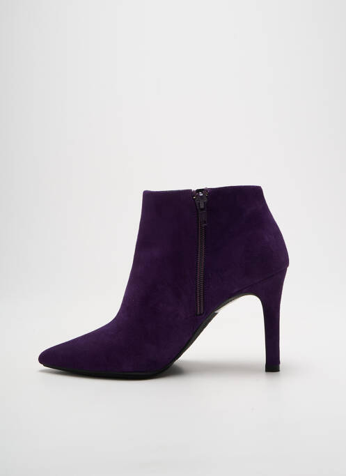 Bottines/boots bout pointu talon de 7 à 9cm violet LODI femme