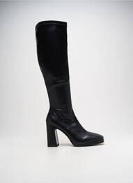 Bottes matière lisse talon de 7 à 9cm noir LODI femme