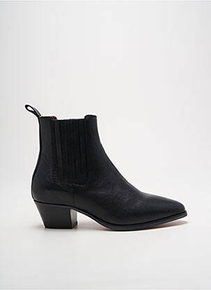Bottines/boots matière lisse talon de 4 à 6cm noir MAISON TOUFET femme