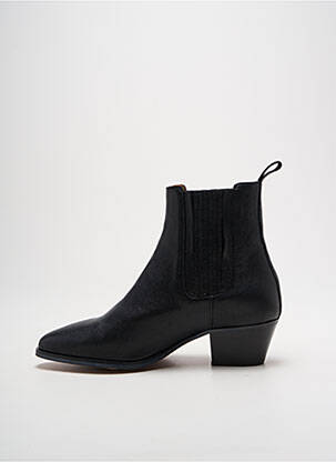 Bottines/boots matière lisse talon de 4 à 6cm noir MAISON TOUFET femme