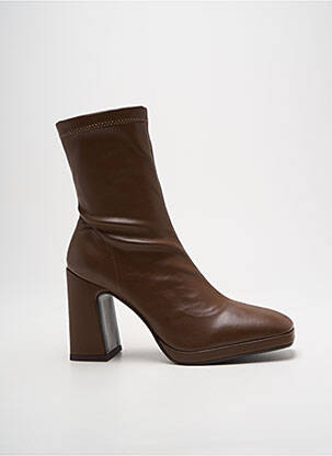 Bottines/boots talon bottier talon de 7 à 9cm marron LODI femme