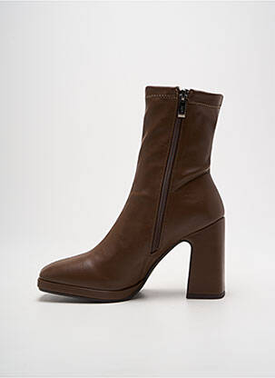 Bottines/boots talon bottier talon de 7 à 9cm marron LODI femme
