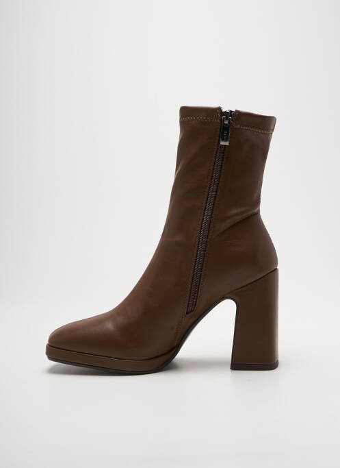 Bottines/boots talon bottier talon de 7 à 9cm marron LODI femme