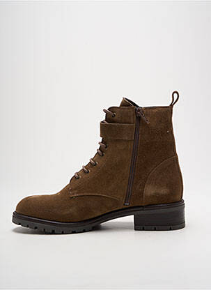Bottines/boots nubuck talon de 4 à 6cm marron WE DO femme