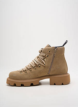 Bottines/boots nubuck talon de 4 à 6cm beige BLACKSTONE femme
