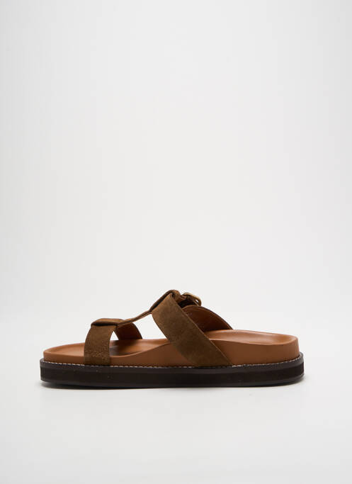 Mules/Sabots marron ALIWELL femme