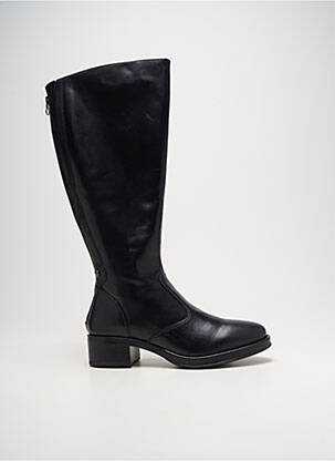 Bottes matière lisse talon de 4 à 6cm noir NERO GIARDINI femme