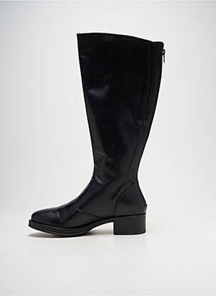 Bottes matière lisse talon de 4 à 6cm noir NERO GIARDINI femme