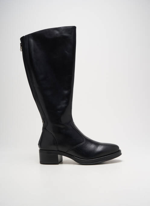 Bottes matière lisse talon de 4 à 6cm noir NERO GIARDINI femme