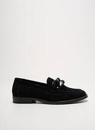 Mocassins nubuck talon plat jusqu'à 3cm noir ADIGE femme